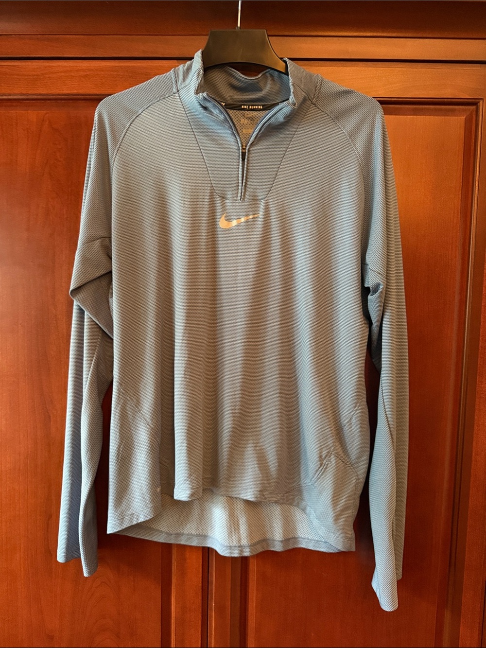 Nike Light Blue Quarter-Zip Performance Pullover